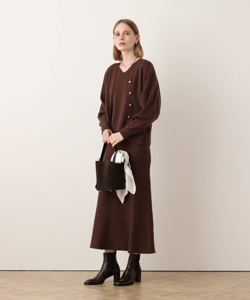 allureville（アルアバイル）の「スエードミニバケツハンドバッグ（ショルダーバッグ・レディース・ダークブラウン/その他・FREE）」の10枚目の写真