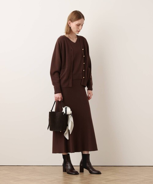 allureville（アルアバイル）の「スエードミニバケツハンドバッグ（ショルダーバッグ・レディース・ダークブラウン/その他・FREE）」の11枚目の写真