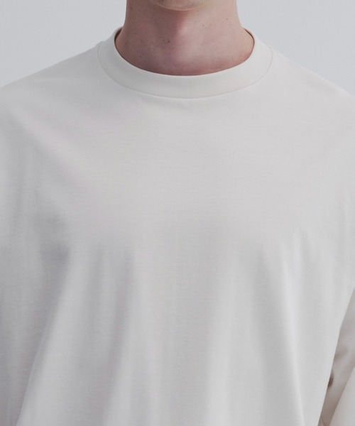 CITY TOKYO(シティトウキョウ)の「【CITY TOKYO】KANEMASA KNIT リラックスロンT(Tシャツ/カットソー・メンズ・オフホワイト/ブラック・1/2/3)」の7枚目の写真