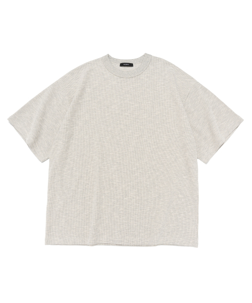 CARGOBROS(カーゴブロス)の「バインディングオーバーボックスワッフルTシャツ(グレー)(Tシャツ/カットソー・メンズ・その他・FREE)」の6枚目の写真