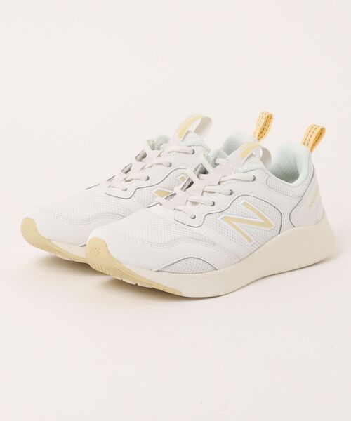 NEW BALANCE(ニューバランス)の「new balance ニューバランス DYNASOFT NB SAMPHER V2【超軽量/幅広2E】レディーススニーカー ゴムひも(ダイナソフトエヌビーサンファー) WSMP4VU シーソルト(スニーカー・レディース・ホワイト・23.0cm/22.5cm/25.5cm/25.0cm/24.5cm/24.0cm/23.5cm)」の1枚目の写真