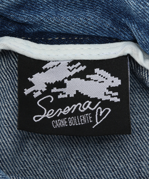 Carne Bollente(カルネボレンテ)の「Carne Bollente / カルネボレンテ Daisy Duke Delights(トートバッグ・レディース・ネイビー・FREE)」の5枚目の写真