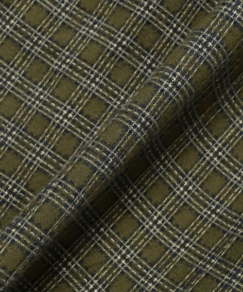 BEAMS PLUS(ビームスプラス)の「Open B. D. Dobby Plaid(シャツ/ブラウス・メンズ・グリーン/ネイビー/サックスブルー・LARGE/MEDIUM/SMALL/X-LARGE)」の8枚目の写真