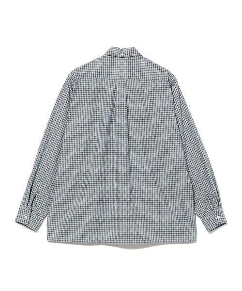 BEAMS PLUS(ビームスプラス)の「Open B. D. Dobby Plaid(シャツ/ブラウス・メンズ・グリーン/ネイビー/サックスブルー・LARGE/MEDIUM/SMALL/X-LARGE)」の12枚目の写真