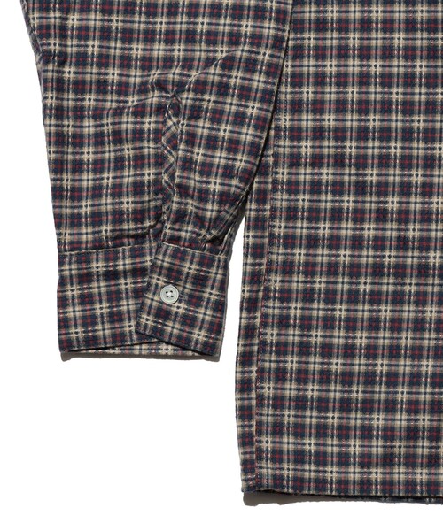 BEAMS PLUS(ビームスプラス)の「Open B. D. Dobby Plaid(シャツ/ブラウス・メンズ・グリーン/ネイビー/サックスブルー・LARGE/MEDIUM/SMALL/X-LARGE)」の17枚目の写真