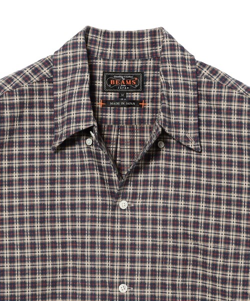 BEAMS PLUS(ビームスプラス)の「Open B. D. Dobby Plaid(シャツ/ブラウス・メンズ・グリーン/ネイビー/サックスブルー・LARGE/MEDIUM/SMALL/X-LARGE)」の21枚目の写真