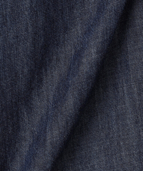 COMME CA Wardrobe(コムサワードローブ)の「〔 +サイズ 〕 テンセル/リネンデニム シャツ(シャツ/ブラウス・レディース・インディゴブルー/ライトインディゴブルー・13号)」の21枚目の写真