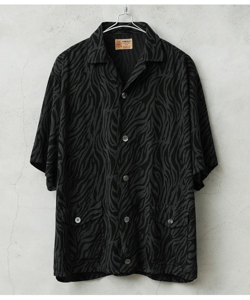 WAIPER.inc(ワイパーインク)の「WAIPER×TOWN CRAFT TC26S013WP Zebra Pattern Rayon Beach Shirts レーヨンビーチシャツ(シャツ/ブラウス・メンズ・ホワイト系その他/ブラック系その他・M/L)」の2枚目の写真