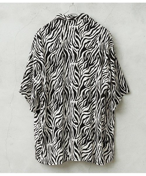 WAIPER.inc(ワイパーインク)の「WAIPER×TOWN CRAFT TC26S013WP Zebra Pattern Rayon Beach Shirts レーヨンビーチシャツ(シャツ/ブラウス・メンズ・ホワイト系その他/ブラック系その他・M/L)」の15枚目の写真