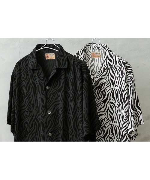 WAIPER.inc(ワイパーインク)の「WAIPER×TOWN CRAFT TC26S013WP Zebra Pattern Rayon Beach Shirts レーヨンビーチシャツ(シャツ/ブラウス・メンズ・ホワイト系その他/ブラック系その他・M/L)」の8枚目の写真