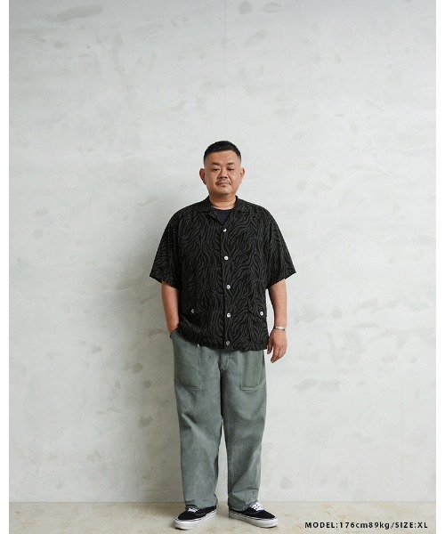 WAIPER.inc(ワイパーインク)の「WAIPER×TOWN CRAFT TC26S013WP Zebra Pattern Rayon Beach Shirts レーヨンビーチシャツ(シャツ/ブラウス・メンズ・ホワイト系その他/ブラック系その他・M/L)」の11枚目の写真