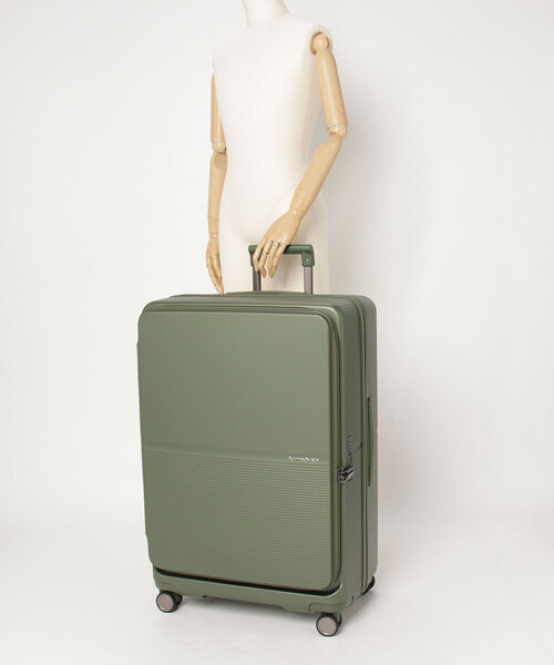 Samsonite（サムソナイト）の「サムソナイト FLATFORM スピナー 75/28 エキスパンダー FT メタリックグリーン（スーツケース/キャリーバッグ・メンズ・ダークグリーン系・L）」の3枚目の写真