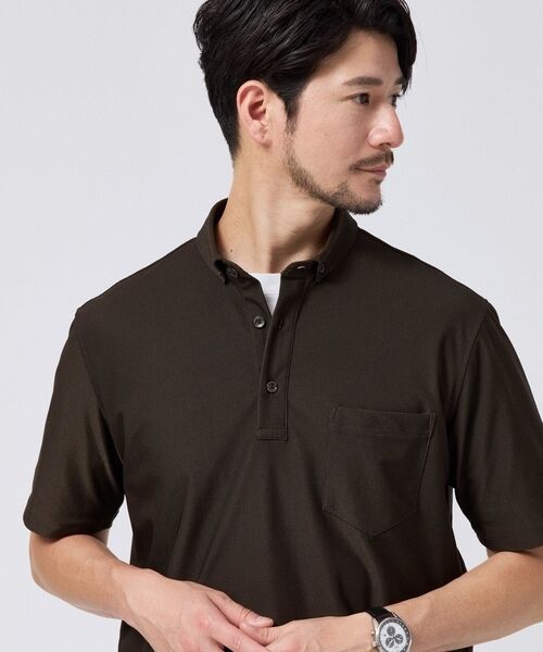 TAKEO KIKUCHI(タケオキクチ)の「【通気性】AIR TOOL ポロシャツ(ポロシャツ・メンズ・ネイビー/ブラウン系その他・02/03/04)」の21枚目の写真