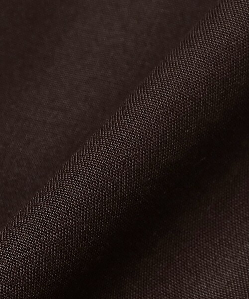 Demi-Luxe BEAMS(デミルクス ビームス)の「ラペルレス オーバー ジャケット(その他アウター・レディース・ブラック/ブラウン・38/36)」の3枚目の写真