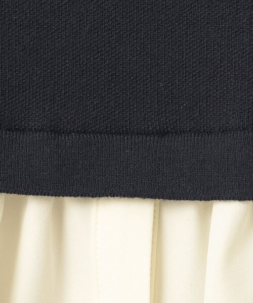 BEAUTY&YOUTH UNITED ARROWS(ビューティーアンドユースユナイテッドアローズ)の「【WEB限定 Wardrobe DAILY MINIMAL】レイヤードフレアニットプルオーバー ウォッシャブル(ニット/セーター・レディース・ネイビー/オフホワイト/ダークグレー・FREE)」の22枚目の写真