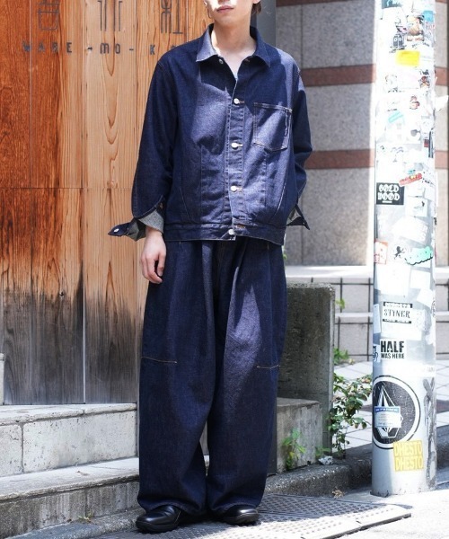 SHINYAKOZUKA(シンヤコヅカ)の「SHINYA KOZUKA/シンヤコズカ/ordinary city antique miner(カバーオール・メンズ・ブラック/その他4・S/M)」の4枚目の写真