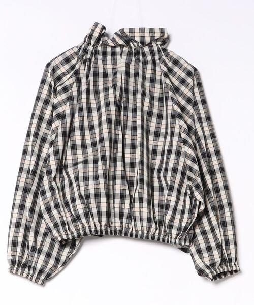 PICCIN(ピッチン)の「ラメチェックザビエルブラウス(シャツ/ブラウス・レディース・ベージュ・M)」の15枚目の写真