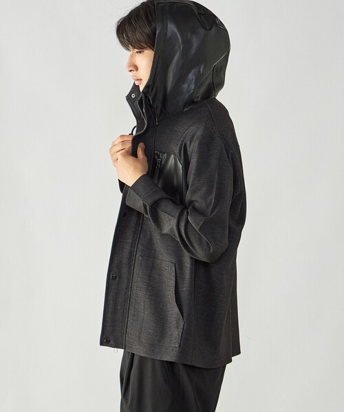 COMME CA ISM(コムサイズム)の「デニムライク ストレッチ デッキブルゾン(ブルゾン・メンズ・ブラック/ネイビー・M/L)」の12枚目の写真