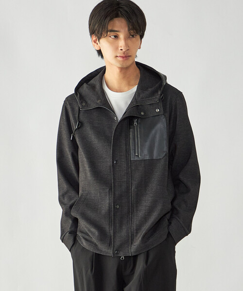 COMME CA ISM(コムサイズム)の「デニムライク ストレッチ デッキブルゾン(ブルゾン・メンズ・ブラック/ネイビー・M/L)」の14枚目の写真