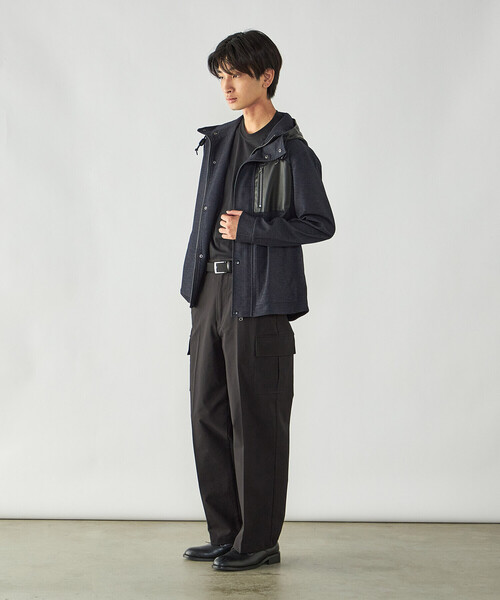 COMME CA ISM(コムサイズム)の「デニムライク ストレッチ デッキブルゾン(ブルゾン・メンズ・ブラック/ネイビー・M/L)」の16枚目の写真