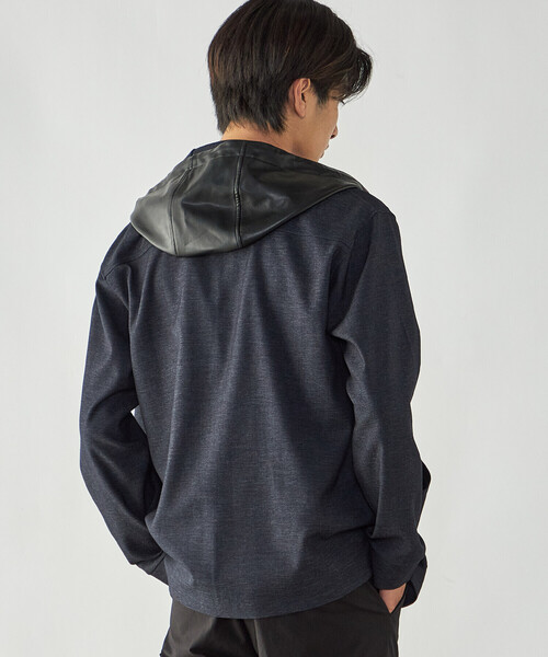 COMME CA ISM(コムサイズム)の「デニムライク ストレッチ デッキブルゾン(ブルゾン・メンズ・ブラック/ネイビー・M/L)」の20枚目の写真