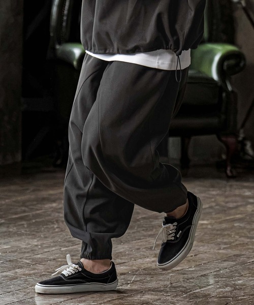 CAMBIO(カンビオ)の「mp15300-Brushed Bonded Balloon Jogger Pants バルーンジョガーパンツ(GM-A6202W-004)(その他パンツ・メンズ・チャコールグレー/ブラック/ミックスグレー・S/M/L)」の2枚目の写真