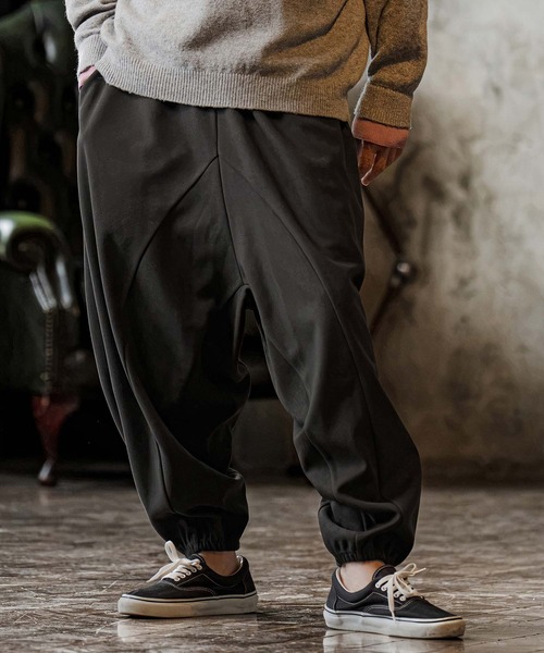 CAMBIO(カンビオ)の「mp15300-Brushed Bonded Balloon Jogger Pants バルーンジョガーパンツ(GM-A6202W-004)(その他パンツ・メンズ・チャコールグレー/ブラック/ミックスグレー・S/M/L)」の6枚目の写真