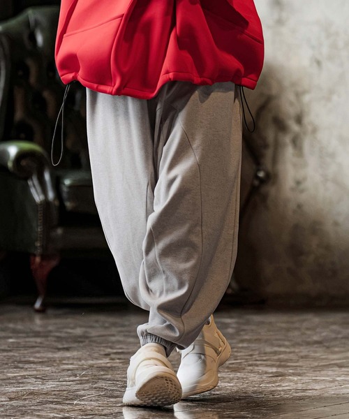 CAMBIO(カンビオ)の「mp15300-Brushed Bonded Balloon Jogger Pants バルーンジョガーパンツ(GM-A6202W-004)(その他パンツ・メンズ・チャコールグレー/ブラック/ミックスグレー・S/M/L)」の18枚目の写真