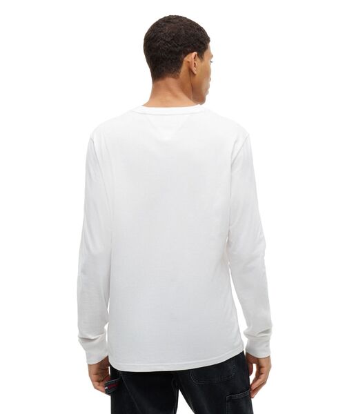 tommy jeans(トミー ジーンズ)の「【オンライン限定】ユニセックス シグネチャーチェストロングスリーブTシャツ(Tシャツ/カットソー・メンズ・ブラック/ホワイト・X-LARGE/LARGE/MEDIUM/SMALL)」の14枚目の写真