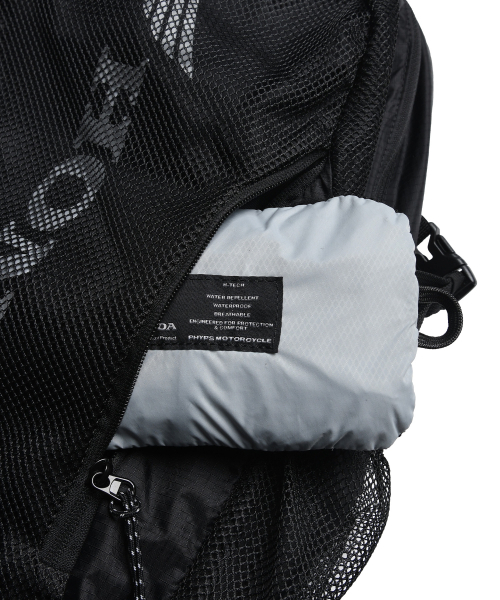 PHYPS MOTORCYCLE(フィップスモーターサイクル)の「Utility Mesh Backpack Black(バックパック/リュック・メンズ・その他・FREE)」の4枚目の写真