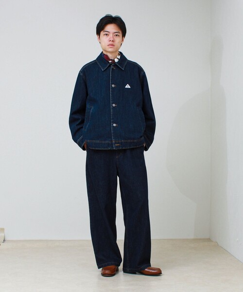 GEVACO(ゲバコ)の「【GEVACO/ゲバコ】12ozデニムイージーパンツ(デニムパンツ・メンズ・ブラック/インディゴブルー/キナリ・S/M/L)」の4枚目の写真