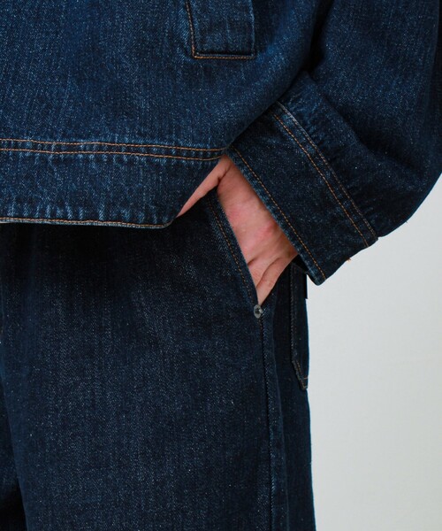 GEVACO(ゲバコ)の「【GEVACO/ゲバコ】12ozデニムイージーパンツ(デニムパンツ・メンズ・ブラック/インディゴブルー/キナリ・S/M/L)」の11枚目の写真