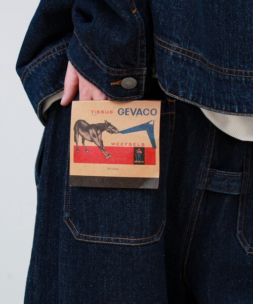 GEVACO(ゲバコ)の「【GEVACO/ゲバコ】12ozデニムイージーパンツ(デニムパンツ・メンズ・ブラック/インディゴブルー/キナリ・S/M/L)」の13枚目の写真