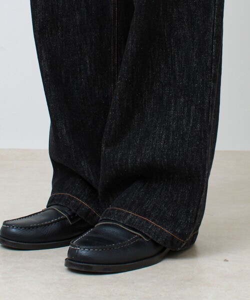 GEVACO(ゲバコ)の「【GEVACO/ゲバコ】12ozデニムイージーパンツ(デニムパンツ・メンズ・ブラック/インディゴブルー/キナリ・S/M/L)」の10枚目の写真