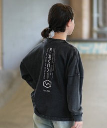 RVCA（ルーカ）の「RVCA/ルーカ 長袖 Tシャツ ロンT ロゴ バックプリント 冷感素材 BG046052（Tシャツ/カットソー）」