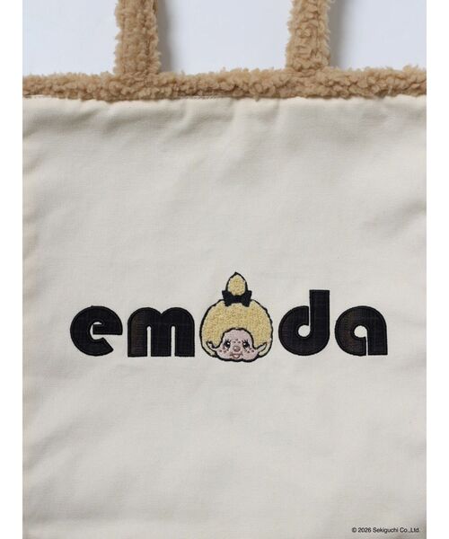 EMODA(エモダ)の「【Monchhichi×EMODA】2トーンボアトートバッグ(トートバッグ・レディース・アイボリー/ブラウン・FREE)」の11枚目の写真