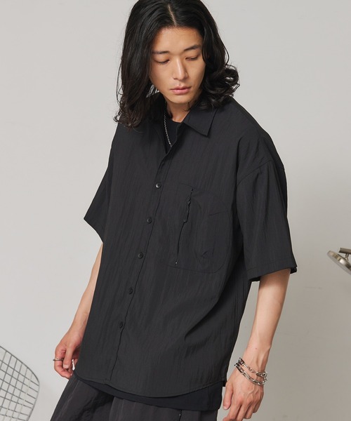 SEN TOKYO(セントーキョー)の「ファスナーポケット半袖シャツ(Tシャツ/カットソー・レディース・ブラック/ベージュ・MEDIUM/LARGE)」の19枚目の写真