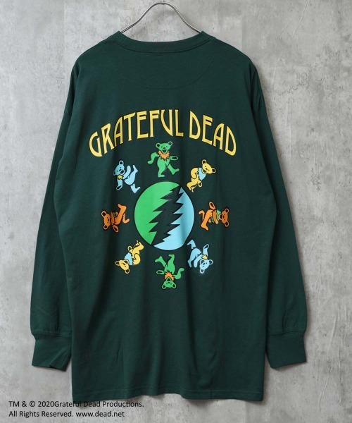 Grateful Dead（グレイトフルデッド）の「GRATEFULDEAD オーバーサイズロングスリーブT(GF44-100)（Tシャツ/カットソー・メンズ・ベージュ/グレー系その他2/グレー系その他3/オフホワイト/グレー系その他/ホワイト系その他/パープル/ホワイト系その他2/ホワイト系4/オレンジ/ベージュ系その他3/ヘザーチャコール/ホワイト系その他3/ブラック系2/ブルー系その他/ブラック系その他/ベージュ系2/杢グレー/ダークグリーン系2/ダークグリーン・L/M/XL）」の17枚目の写真