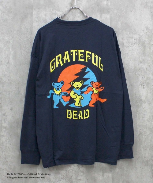 Grateful Dead（グレイトフルデッド）の「GRATEFULDEAD オーバーサイズロングスリーブT(GF44-100)（Tシャツ/カットソー・メンズ・ベージュ/グレー系その他2/グレー系その他3/オフホワイト/グレー系その他/ホワイト系その他/パープル/ホワイト系その他2/ホワイト系4/オレンジ/ベージュ系その他3/ヘザーチャコール/ホワイト系その他3/ブラック系2/ブルー系その他/ブラック系その他/ベージュ系2/杢グレー/ダークグリーン系2/ダークグリーン・L/M/XL）」の18枚目の写真