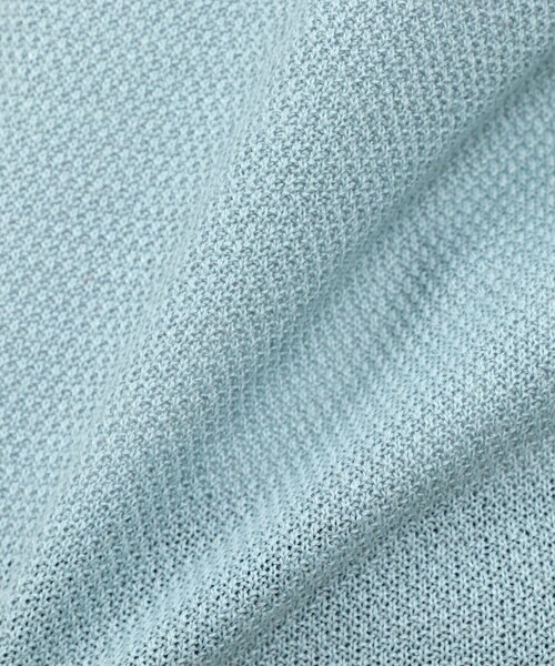 NOLLEY’S(ノーリーズ)の「変形カノコ 長袖スキッパーニットポロ 26AW(ニット/セーター・メンズ・サックスブルー/グリーン/ベージュ/チャコールグレー・M/L/S)」の15枚目の写真