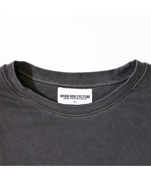 RIVER SIDE CULTURE(リバーサイドカルチャー)の「RIVER SIDE CULTURE / MY FAMILY SURFING ノースリーブ(Tシャツ/カットソー・レディース・チャコールグレー・SMALL/MEDIUM)」の2枚目の写真