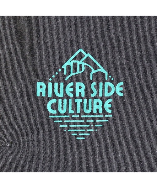 RIVER SIDE CULTURE(リバーサイドカルチャー)の「RIVER SIDE CULTURE / MY FAMILY SURFING ノースリーブ(Tシャツ/カットソー・レディース・チャコールグレー・SMALL/MEDIUM)」の3枚目の写真