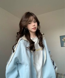 ライン切り替えジップアップジャージ