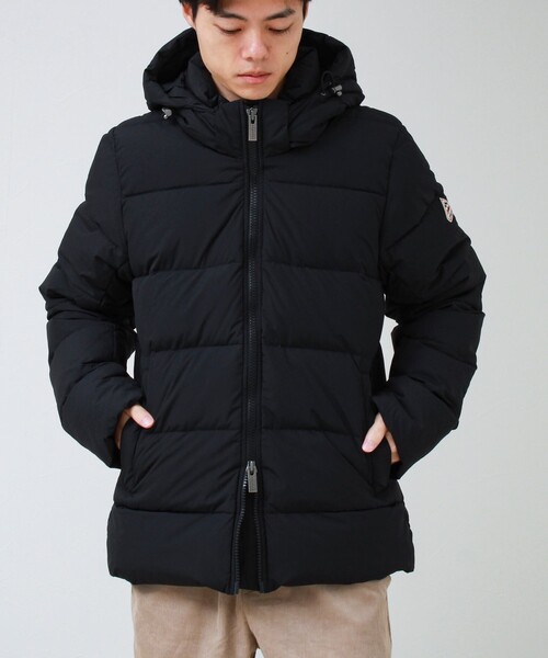 Pyrenex(ピレネックス)の「【PYRENEX/ピレネックス】SPOUNIC MINI RIPSTOP JKT スプートニック(ダウンジャケット/コート・メンズ・ブラック/ネイビー・M/L)」の2枚目の写真