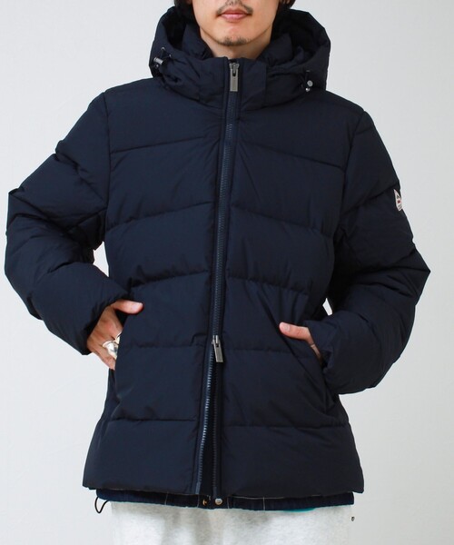 Pyrenex(ピレネックス)の「【PYRENEX/ピレネックス】SPOUNIC MINI RIPSTOP JKT スプートニック(ダウンジャケット/コート・メンズ・ブラック/ネイビー・M/L)」の4枚目の写真