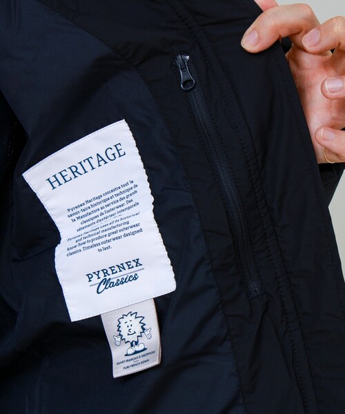 Pyrenex(ピレネックス)の「【PYRENEX/ピレネックス】SPOUNIC MINI RIPSTOP JKT スプートニック(ダウンジャケット/コート・メンズ・ブラック/ネイビー・M/L)」の9枚目の写真