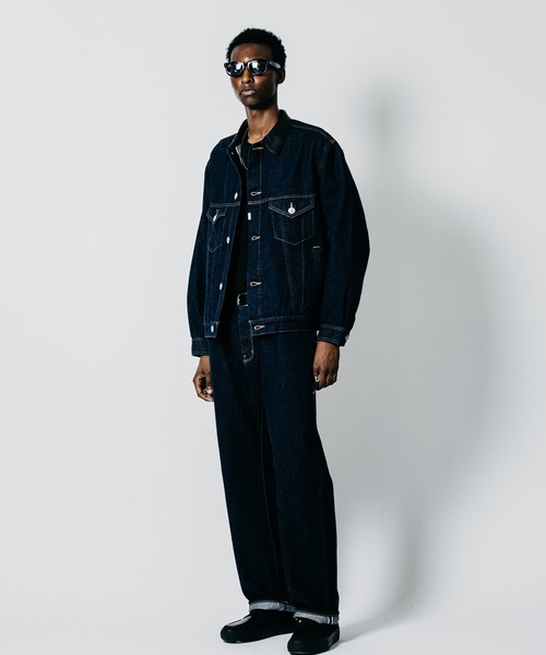 CRIMIE（クライミー）の「BORN FREE STRAIGHT ESSENTIAL SELVEDGE ONE WASH JEANS - INDIGO MADE IN JAPAN（デニムパンツ・メンズ・インディゴブルー・XXL/XL/L/M/S）」の12枚目の写真