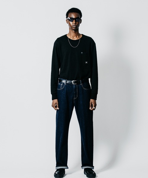 CRIMIE（クライミー）の「BORN FREE STRAIGHT ESSENTIAL SELVEDGE ONE WASH JEANS - INDIGO MADE IN JAPAN（デニムパンツ・メンズ・インディゴブルー・XXL/XL/L/M/S）」の11枚目の写真