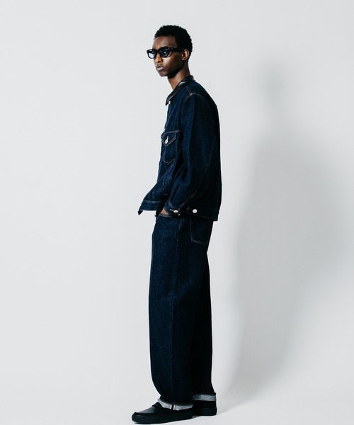 CRIMIE（クライミー）の「BORN FREE STRAIGHT ESSENTIAL SELVEDGE ONE WASH JEANS - INDIGO MADE IN JAPAN（デニムパンツ・メンズ・インディゴブルー・XXL/XL/L/M/S）」の14枚目の写真
