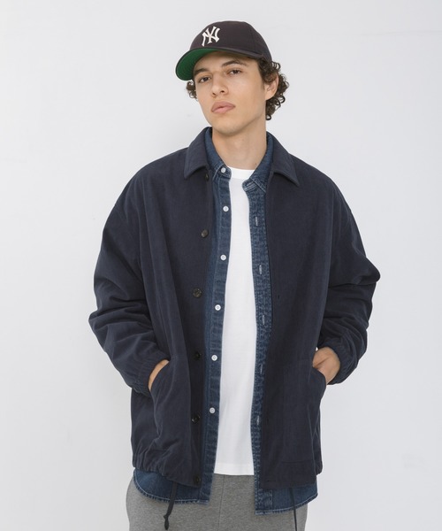 URBAN RESEARCH Sonny Label(アーバンリサーチサニーレーベル)の「コーデュロイコーチジャケット(ブルゾン・メンズ・ブラウン/ネイビー・MEDIUM/LARGE)」の2枚目の写真